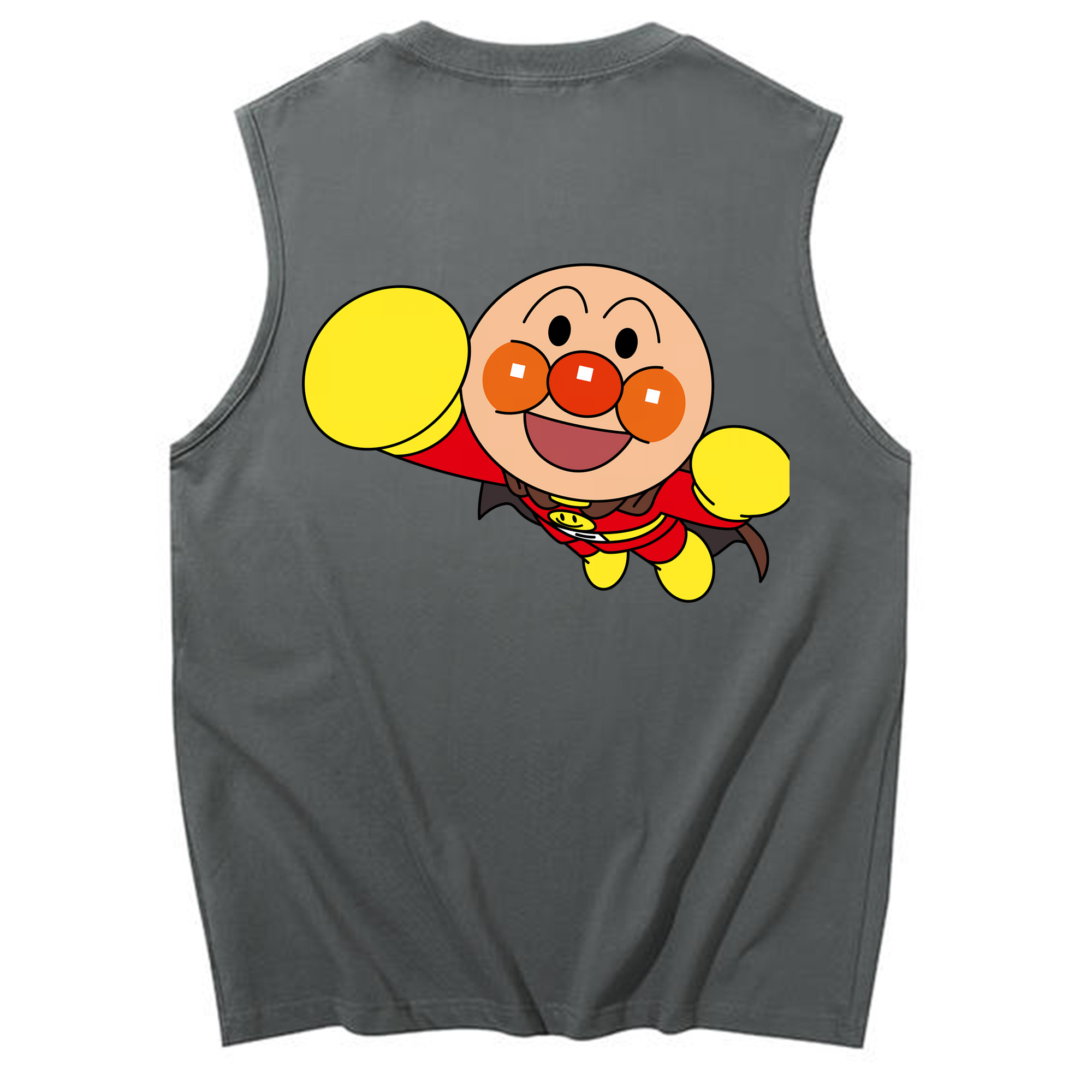 （画像用） アンパンマン Anpanman コットン100％タンクトップ（背面プリント）
